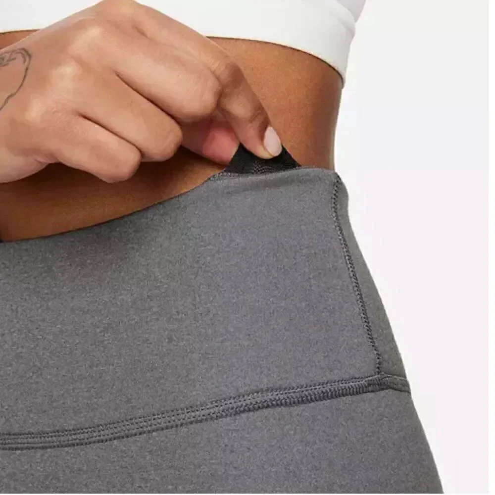 Nike Women's Therma-FIT One Mid-Rise Leggings Full length size xs NWT iron Gray